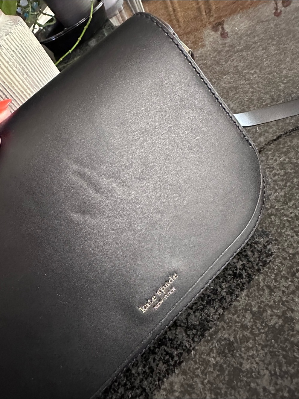 kate spade Black Smooth Leather Crossbody Bag - Picture 9 of 10